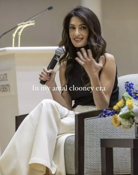 Amal Clooney Lawyer, Amal Clooney Aesthetic, Philanthropist Aesthetic, Intelligent Woman Aesthetic, Amal Clooney Work, Amal Clooney Outfits, Business Student Aesthetic, Lawyer Lifestyle, Diplomat Aesthetic