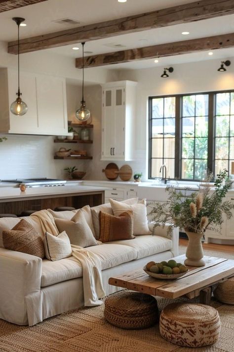 Unlock the secrets to designing a stylish and functional small living room. Cottage Rustic Living Room, Vintage Glam Kitchen, Elevated Farmhouse, Small Living Room Ideas Apartment Cozy, Small Cottage Living Room, Virginia Farmhouse, Glam Kitchen Decor, Open Concept Kitchen Living Room, Glam Kitchen