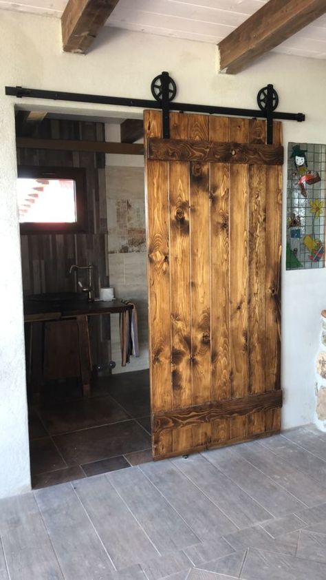 Rustic Barn Doors In The House, Diy Rustic Decor Ideas, Bathroom Decor Ideas Apartment, Apartment Bathroom Decor Ideas, Sunroom Remodel, Apartment Bathroom Decor, Rustic Decor Ideas, Barn Style Doors, Bathroom Decor Ideas Themes