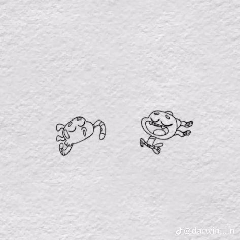 2 Sisters And A Brother Tattoo, Amazing World Of Gumball Tattoo Ideas, Kirby Tattoo Black, Matching 3 Tattoos, Gumball And Darwin Tattoo, Amazing World Of Gumball Tattoo, Matching Tattoos For Brothers, Brother Sister Tattoo Ideas, Tattoo Brother And Sister