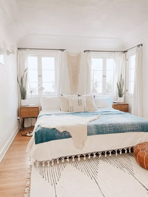 Beach House Room, Beachy Bedroom, Beach House Bedroom, Beach Bedroom Decor, Beachy Room, Interior Minimalista, Beach Bedroom, Coastal Bedroom, Redecorate Bedroom