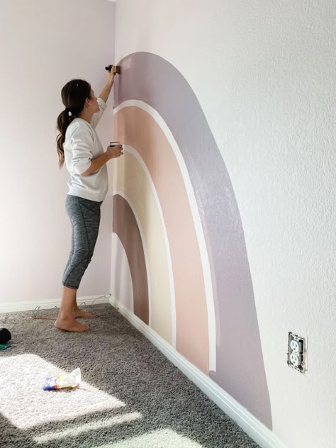 Toddler Girl Paint Colors Room Ideas, Painting Girls Room Ideas, Girls Room Mural Ideas, Big Girl Room Makeover, Toddler Bedroom Paint Ideas, Baby Girl Room Paint Ideas, Toddler Girl Bedroom Paint Ideas, Paint Girls Room, Kid Room Paint Ideas