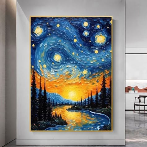 Natural Painting On Canvas, Abstract Paintings Ideas, Rectangle Canvas Painting Ideas, Large Acrylic Painting Ideas, Best Canvas Paintings, Large Canvas Painting Ideas Acrylics, Painting For Office Wall, Canvas Art Painting Wall Decor, Art Inspiration Painting Canvas Ideas