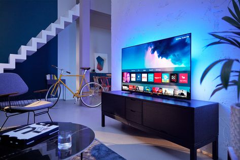 Philips OLED754 4K TV review: The best OLED TV for under a grand Trip The Light Fantastic, Dream Library, Oled Tv, New Tv, 4k Tv, Amazon Fire Tv, Edge Lighting, Home Network, Fire Tv