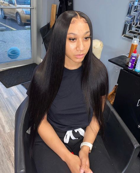 Sew In Straight Hair, Straight Sew In, Sew In Weave Hairstyles, Sew In Braids, Straight Weave, Weave Ponytail, Straight Weave Hairstyles, Sew In Hairstyles, Hair Business