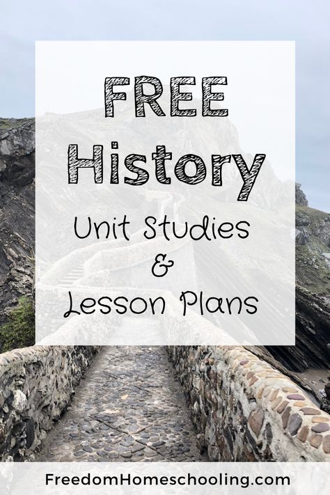 Third Grade History, High School World History, Elementary History, Unit Studies Homeschool, Homeschool Middle School, History Lesson Plans, Social Studies Lesson Plans, Free Homeschool Curriculum, Middle School History