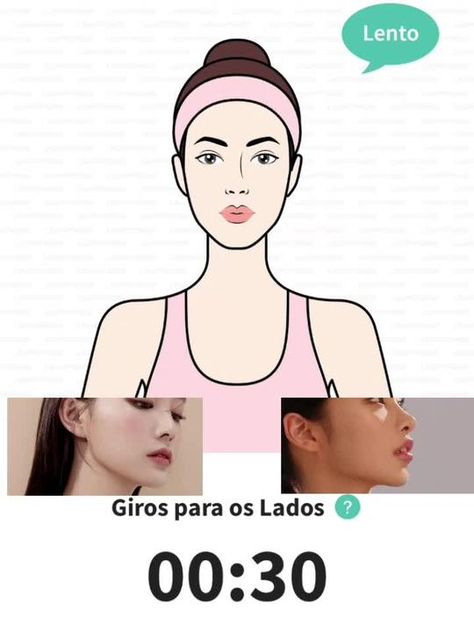 GLOW UP no TikTok Reduce Face Fat, Jawline Exercise, Girl Workout Routine, Facial Exercise, Massage Routine, Facial Routine Skincare, Facial Massage Routine, Face Yoga Facial Exercises, Facial Yoga