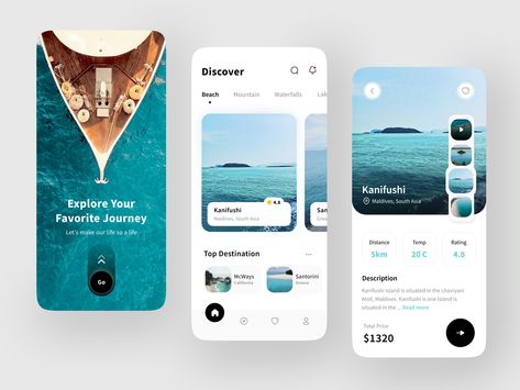 Travel Mobile App Exploration by Wulandari Ratna on Dribbble Application Ui Design, App Design Trends, To Do App, Travel Website Design, Ui Ux 디자인, Mobile Ux, App Design Layout, Ux App Design, Ui Ux App