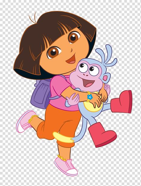 Elephant Drawing Cute, Dora The Explorer Pictures, Dora Drawing, Rabbit Cartoon Drawing, Easy Elephant Drawing, Elephant Drawings, Dora Cartoon, Boy And Girl Drawing, Dora Diego