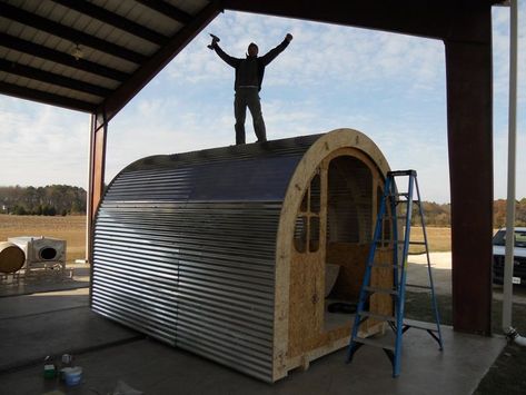 CNC Shelter - Open Source Ecology Homeless Housing, Alternative Homes, Shelter Design, Tiny House Nation, Cabin Tent, Micro House, Design Engineering, Homeless Shelter, Dome House