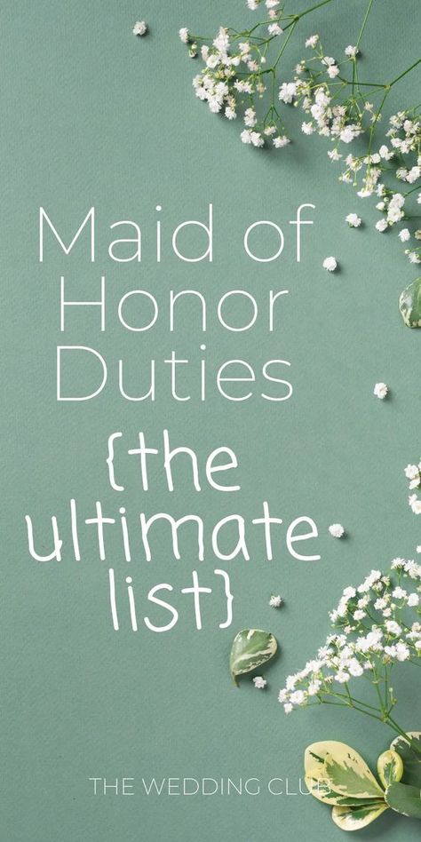 Ultimate Guide to Maid of Honor Duties: A Comprehensive Wedding Responsibilities Checklist – The Wedding Club Maid Of Honor To Do List, Maid Of Honor Duties Checklist, Made Of Honor Duties, Wedding Responsibilities, Maid Of Honor Toast, Maid Of Honour Dress, Maid Of Honor Responsibilities, Moh Speech, Wedding Lists