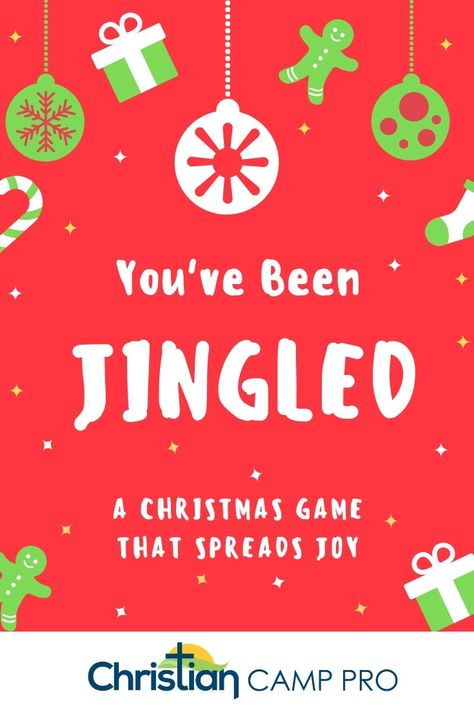 You've no doubt heard of the "You've been elfed" Christmas game. Well, the "You've Been Jingled" game serves as a great alternative and spreads joy too! Christmas Neighborhood Game, Coworker Games, Christian Christmas Crafts For Kids, You've Been Jingled, Best Christmas Games, You've Been Elfed, Christian Christmas Games, Christmas Charades Game, Neighborhood Ideas