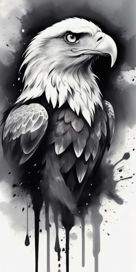 Eagle Tattoo Sketch, Eagle Head Tattoo Design, Rohit Tattoo, Head Tattoo Design, Eagle Tattoo Design, Eagle Head Tattoo, Bald Eagle Tattoos, Eagle Artwork, Animal Tattoo Ideas