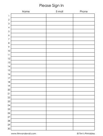 Sign Up Sheets Printable Free, Sign In Sheet Template Free Printable, Alphabet Tracing Printables, Cue Sheet, Sign Out Sheet, Sign In Sheet Template, Meeting Notes Template, Sign Up Sheets, March Themes