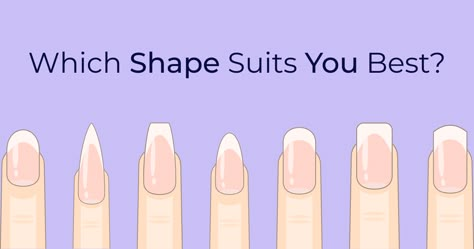 From classic ovals to bold stilettos, our expert guide will help you choose the shape that flatters your hands and showcases your style. Discover the perfect nail shape for your hands. Nail Shapes For Long Nails, Small Nail Shapes, Mid Length Nail Shapes, Nail Shape Based On Hand, Square Nails Vs Almond Nails, Nail Shapes Square Oval, Modern Nail Shapes, Short Acrylic Nail Shapes Style, How To Know What Nail Shape Suits You