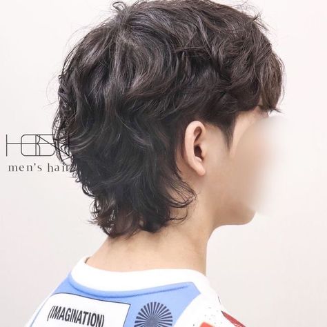 Curly Asian Hair, Wolf Cut Hairstyle, Wolf Cut Hairstyles, Wolf Cuts, Men Haircut Curly Hair, Asian Haircut, Mullet Haircut, Hairstyle Men, Mens Hairstyles Thick Hair