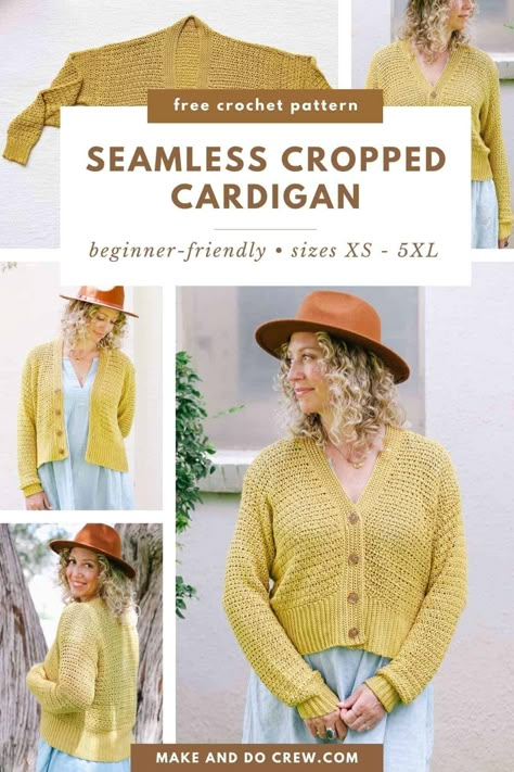 Crochet cardigan pattern free