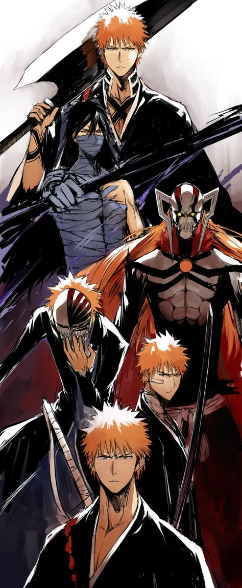 Bleach Ichigo Bankai, Bleach Tattoo, Ichigo Kurosaki Wallpaper, Doflamingo Wallpaper, Bleach Anime Ichigo, Bleach Anime Art, Kurosaki Ichigo, Bleach Fanart, Ichigo Kurosaki