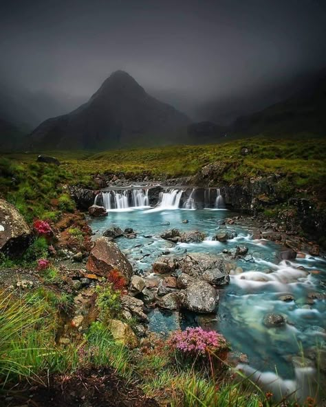 Fairy Pools, Isle of Skye mattdeamerphotos on instagram. Ireland Landscape Nature, Aran Islands Ireland, Scotland Aesthetic, Fairy Pools, Skye Scotland, Ireland Landscape, Isle Of Skye, The Fairy, Scotland Travel