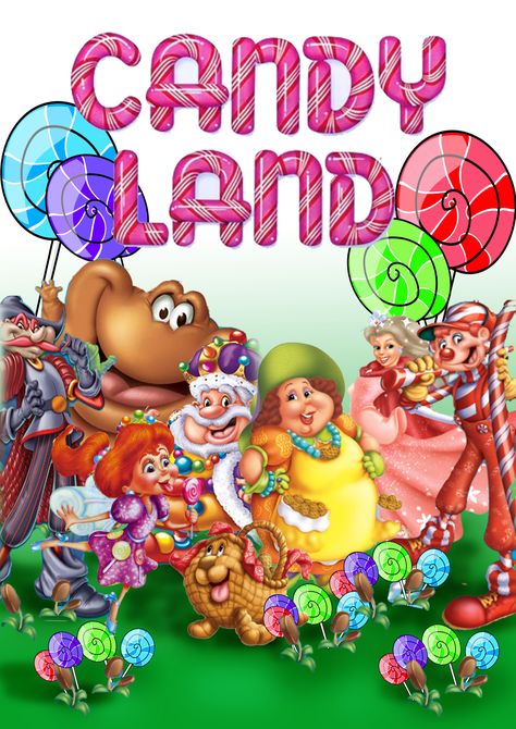 Candy Land Characters, Candy Land Board Game, Candy Land Board, Candyland Invitations, Candyland Games, Candyland Board Game, Candy Land Birthday Party, Candyland Birthday, Candyland Party