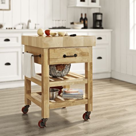 KITCHEN ISLAND CART IDEAS – Kitchen island cart concepts resemble a mobile concept that we previously discussed. Kitchen island cart models allow you ... Butcher Block Cart, Butcher Block Kitchen Cart, Small Kitchen Cart, Butcher Block Kitchen Island, Kitchen Carts On Wheels, Traditional Kitchen Island, Butcher Block Island Kitchen, Rolling Kitchen Cart, Butcher Block Island