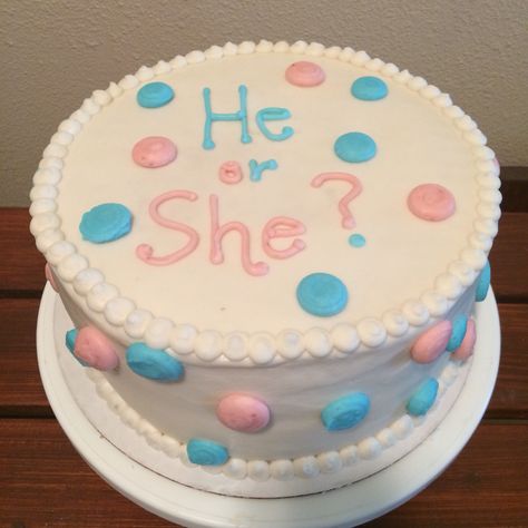 Gender reveal cake. He or She? Cake Gender Reveal Sheet Cake, He Or She Cake, Cake Design Ideas, Gender Reveal Cake, Sweets Cake, He Or She, Fast Forward, Reveal Party, Cake Decor