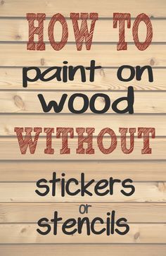 How to paint letters and words on wood without needing stencils or stickers.  Making those professional looking signs is much easier than you think.  Get the tutorial at www.CrazyDiyMom.com Painted Letters On Wood, Paint Letters, Words On Wood, Signs Christmas, Paint On Wood, How To Make Signs, Signs To Make, Sign Making, Diy Wood Signs