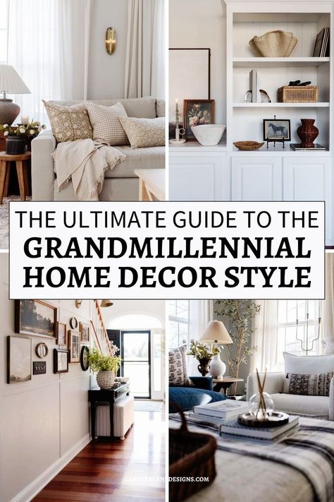 Step into the enchanting world of Grandmillennial style interiors, where granny chic decor gets a modern makeover. Our latest blog post guides you through the hallmarks of this cozy yet chic design trend, offering inspiration for incorporating Grand Millennial decor into your home. Find out how to balance vintage finds with new pieces, creating spaces that feel both comforting and stylish. Glam Bedroom Inspirations, Casual Traditional Decor, Granny Chic Decor, Millennial Decor, Grand Millennial Decor, Grandmillennial Style, Grand Millennial Style, Grand Millennial, Chic Interior Design