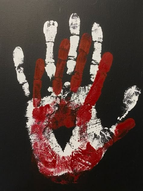 Couple Hand Print Art, Diy Couple Hand Painting, Hand Painting With Boyfriend, Couples Hand Painting, Couples Art Project, Handprint Painting, Couple Crafts, Couples Art