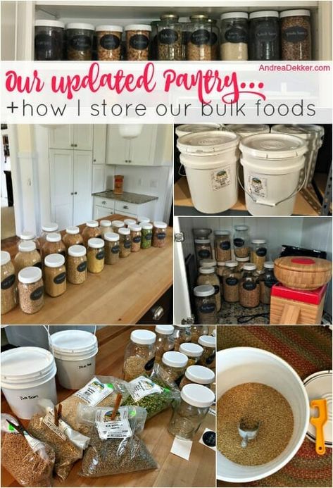 Bulk Food Shopping, Bulk Kitchen Storage, Bulk Pantry Organization, Bulk Spice Storage, Homestead Pantry Organization, Bulk Pantry Storage, Homesteading Pantry, Updated Pantry, Survival Necessities