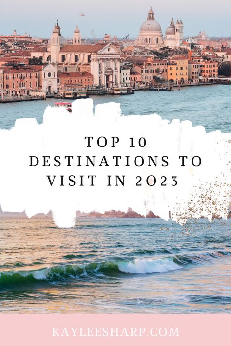 If you are looking to book a trip in 2023, check out this guide of the top 10 most popular destinations to travel to in 2023 and why! Whether you are looking for a beach destination, a city escape, or an adventure packed destination, this guide has something for everyone! Best Travel Destinations 2023, Vacation 2023, Best Travel Destinations, Best Places To Travel 2023, Top Travel Destinations 2023, 2023 Travel, 2024 Travel, Travel 2024, Cheap International Travel Destinations