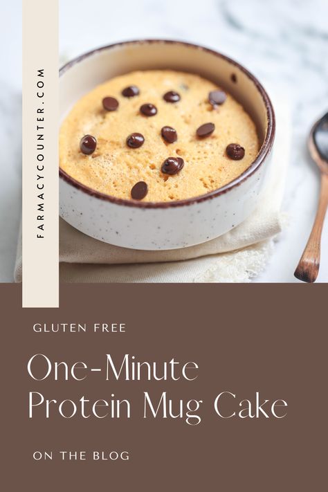 Craving a quick, healthy treat that satisfies your sweet tooth and boosts your protein intake? Look no further than this One-Minute Protein Mug Cake! Perfect for those busy days when you need a delicious snack in a flash, this recipe combines the goodness of vanilla protein powder, coconut flour, and almond milk to create a moist, flavorful cake right in your microwave. With just a handful of ingredients and a single minute of cooking time, you can indulge in a warm, chocolate-chip-topped Mug Cake Protein Powder, Coconut Flour Mug Cake, Protein Mug Cake, Protein Dessert Recipes, Gluten Free Mug Cake, Chocolate Chip Mug Cake, Protein Mug Cakes, Vanilla Mug Cakes, Gluten Free Protein