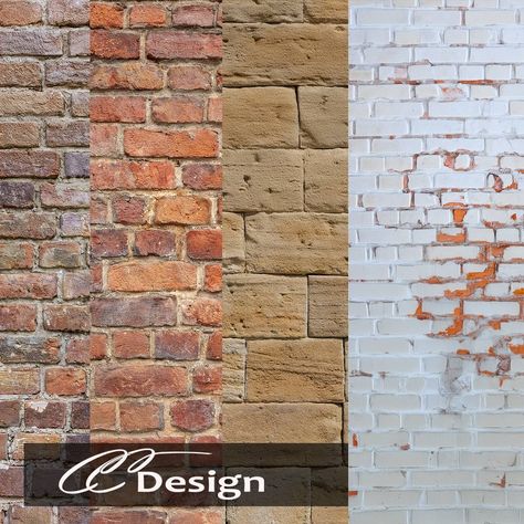 Masonry is so decorative - The Sims 4 Build / Buy - CurseForge Sims 4 Content, Kerbal Space Program, Alpha Cc, Wall Exterior, Best Mods, Stone Walls, Sims 4 Build, Wallpaper Bedroom, Exposed Brick