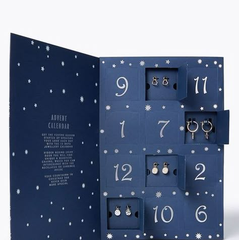 Advent Calendar Accessories, Advent Calendar Jewelry, Jewelry Advent Calendar, Jewel Packaging, Blush Packaging, Unusual Advent Calendar, Alternative Advent Calendar, Jewellery Advent Calendar, Advent Box