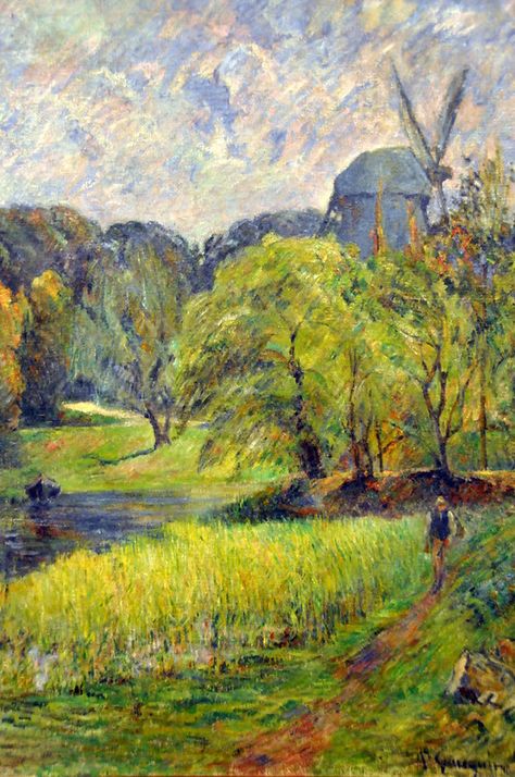 Paul Gauguin - The Queen's Mill Ostervold at Ny Carlsberg … | Flickr Mill Painting, Eugène Henri Paul Gauguin, Renzo Shima, Istoria Artei, Art Masterpieces, Berthe Morisot, Pierre Bonnard, Arte Van Gogh, Edouard Manet