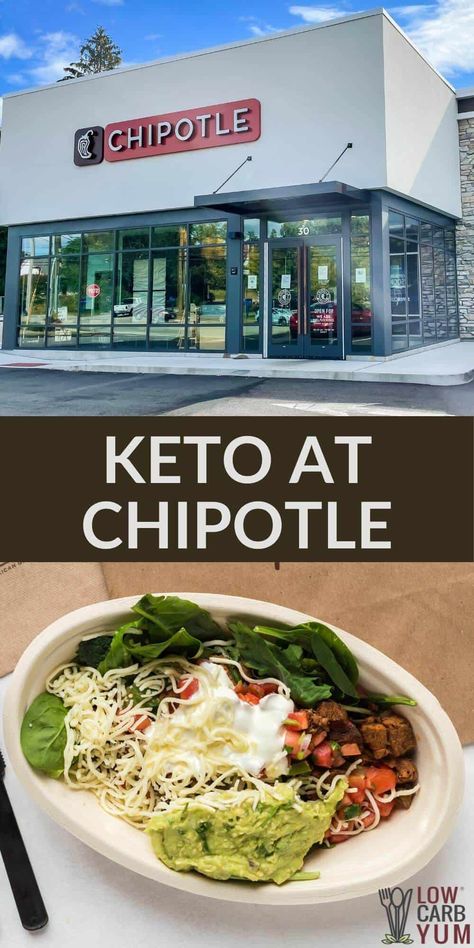 These are the best things you can order when you are eating keto at Chipotle. From sides to the main course, it's easy to eat low-carb! Keto Chipotle Order, Keto Chipotle, Chipotle Queso, Chipotle Order, Spicy Taco Seasoning, Green Chili Salsa, Mexican Zucchini, Mexican Comfort Food, Chipotle Bowl