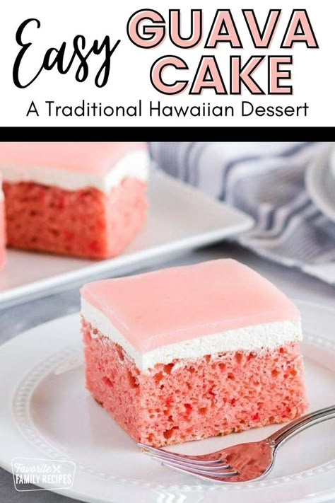 Guava Pound Cake, Guava Buttercream Recipe, Hawaiian Guava Cake, Hawaiian Guava Cake Recipe, Guava Tres Leches Cake, Strawberry Guava Cake, Gluten Free Guava Cake, Guava Desserts Easy, Hawaiian Deserts Hawaii Dessert Recipes