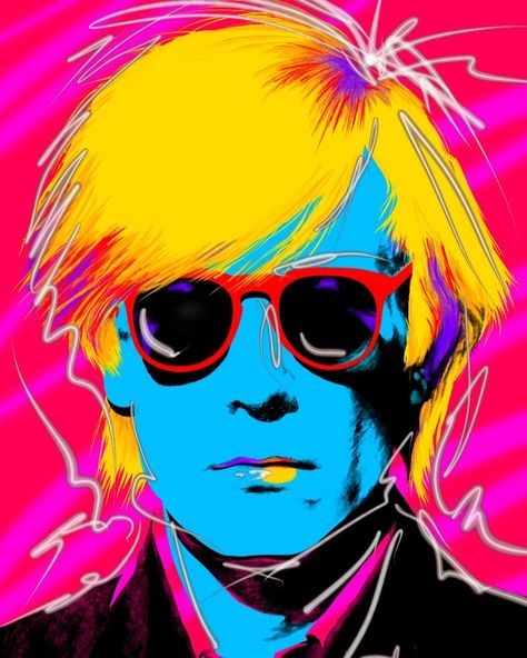 Andy Warhol Pop Art Projects, Pop Art Celebrities, Andy Pandy, Andy Warhol Artwork, Pop Art Andy Warhol, Illustration Pop Art, Graphic Communication, Andy Warhol Pop Art, Andy Warhol Art