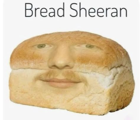 #edsheeran #funny #photoedit #bread Bread Sheeran, To Look, Bread, Humor, Funny, Humour