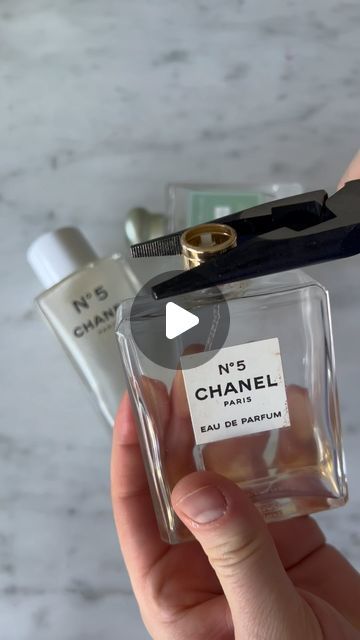 Jules | Interior Designer | Home Decor Content Creator on Instagram: "Transform old perfume bottles to beautiful home diffusers and candle holders 🕯️🌸 Follow for more ideas #reuse #decor #diydecor #chanel" Perfume Bottle Decorations, Chanel Bottle Diy, Perfume Bottle Crafts, Used Perfume Bottles Ideas, Perfume Decoration Ideas, Empty Perfume Bottle Ideas, Reuse Perfume Bottles, Old Bottles Decor, Diffuser Decor Ideas