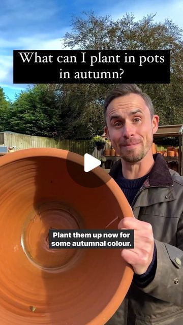 Michael Griffiths on Instagram: "What can I plant in pots in autumn? Don’t let the pots you used in summer sit empty until spring, plant them up now with @dobbiesgardencentres for some winter colour. Violas, pansies, heathers, conifers, ivy and hardy tub plants will all look fantastic this time of year as our gardens die down and will continue to provide impact through autumn and in to winter. I personally love bold single tones like whites, reds and greens which will catch the eye in a pot and will look equally fab in a hanging basket. Ad #garden #gardening #plants #gardenlove #gardeninglove" Autumn Hanging Baskets, Autumn Garden Pots, Autumn Planters, Winter Hanging Baskets, Fall Pots, Plants In Baskets, Heather Plant, Winter Planter, Garden Basket