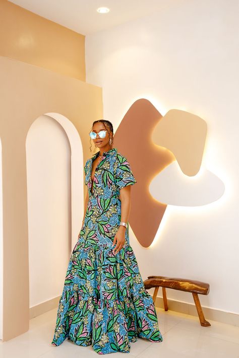 Stone Ankara Styles, Ankara Prints Fabric, Ankara Plus Size Dresses, African Wax Styles, Ankara Party Dress Classy, Lobola Outfits Woman Dresses, African Prints Styles, Long Gown Ankara, Ankara Dress Style