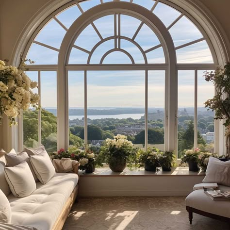 Elegant Italianate Arch Window Designs and Decor Ideas • 333+ Images • [ArtFacade] Arch Bay Window, Window Arch Design, Archway Windows, Arch Window Decor, Arches In Homes, Arc Window, Window Decorating Ideas, French Arch, Arched Window Treatments