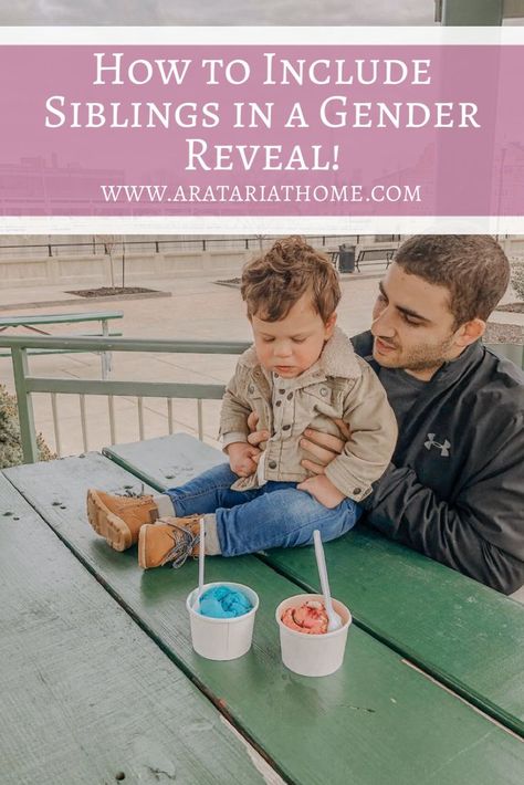 Sibling Gender Reveal, Simple Gender Reveal, Baby Number 3, Pregnancy Announcement Sibling, Pregnancy Gender, Gender Announcements, Gender Reveal Ideas, Older Siblings, First Pregnancy