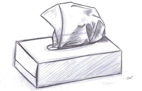 Tissue Box Drawing, Box Drawing Easy, Tissue Drawing, Easy Still Life Drawing, Box Drawing, Still Life Sketch, Basic Sketching, Sketch Box, Life Sketch