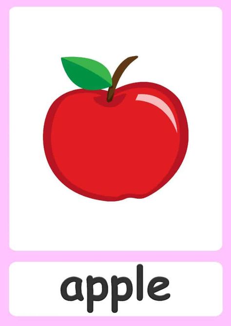 Fruit flashcards for kids! Fruits Worksheets For Kids, Flashcards For Kids Printables, Fruits Flashcards For Kids, Fruits Activity, Kids Flash Cards, Fruits Flashcards, Food Flashcards, Flash Cards For Kids, Flashcards For Toddlers