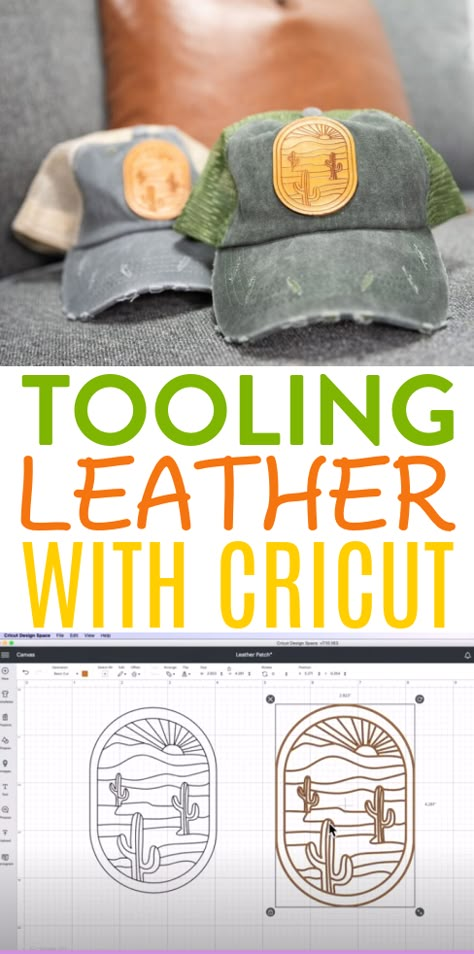 Debossing Leather Cricut, Leather Patches With Cricut, Leather Patch Cricut, Embossing Leather With Cricut Maker, Tooling Leather With Cricut, How To Engrave Leather With Cricut, Glowforge Leather Engraving, Cricket Leather Projects, Cricut Maker 3 Engraving Projects