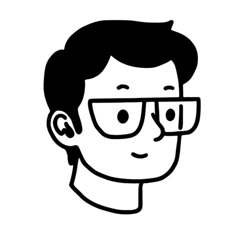 Simple Avatar, 심플한 그림, Simple Character, Face Illustration, 캐릭터 드로잉, People Illustration, Illustration Character, Line Illustration, Brand Building