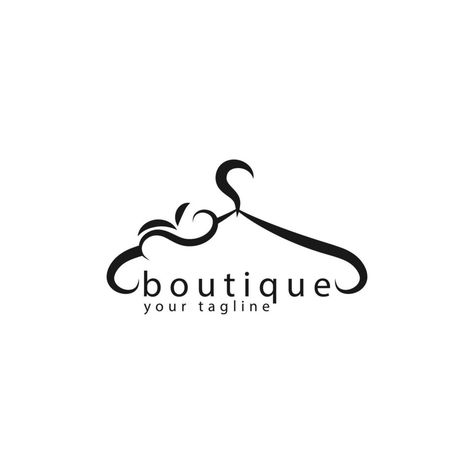 Women Clothing Logo Ideas, Logo For Dress Shop, Cloth Brand Logo Ideas, Logo For Boutique Branding, Clothes Design Logo, Boutique Logo Design Clothing, Logo Design Ideas Fashion Clothing, Dress Shop Logo, Logo Ideas For Clothing Brand