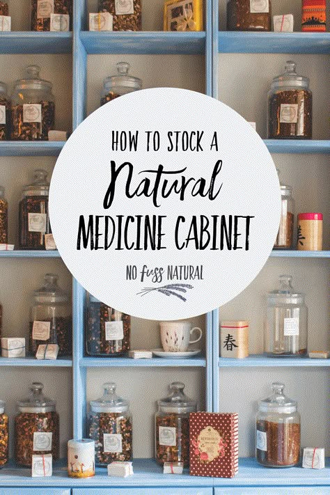 How to Stock a Natural Medicine Cabinet. Simple remedies that work. Listed by ailment so you can find exactly what you need. #naturalliving #organicliving #holisticliving #holisticlifestyle Herbal Medicine Cabinet, Natural Medicine Cabinet, Natural Healing Remedies, Diy Remedies, Natural Drinks, Holistic Medicine, Homemade Remedies, Natural Diy, Holistic Living